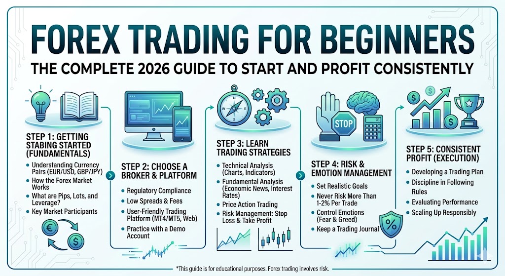 Forex Trading for Beginners: The Complete 2026 Guide to Start and Profit Consistently